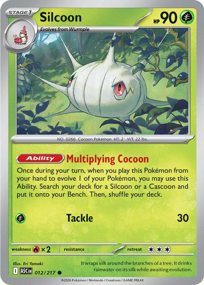 Silcoon (012/217) [Mega Evolution: Ascended Heroes] | Gamers Paradise
