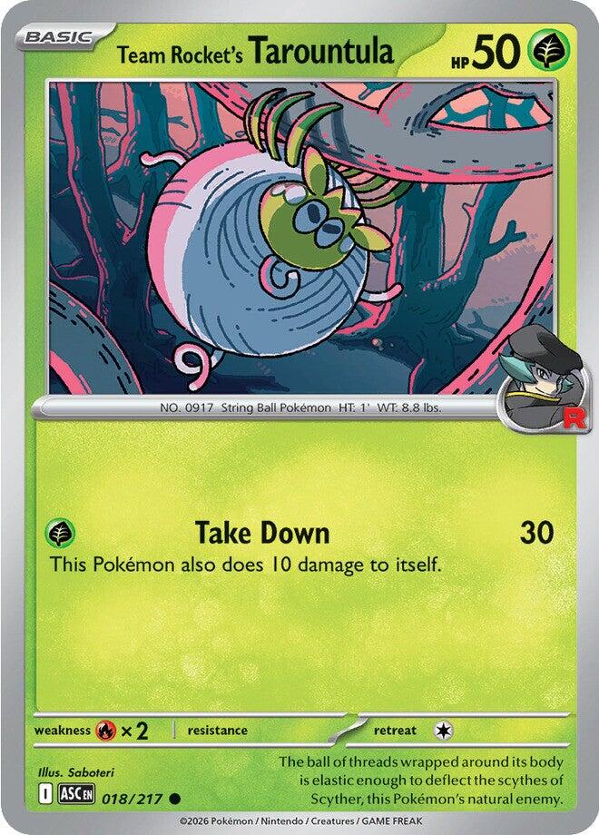 Team Rocket's Tarountula (018/217) [Mega Evolution: Ascended Heroes] | Gamers Paradise