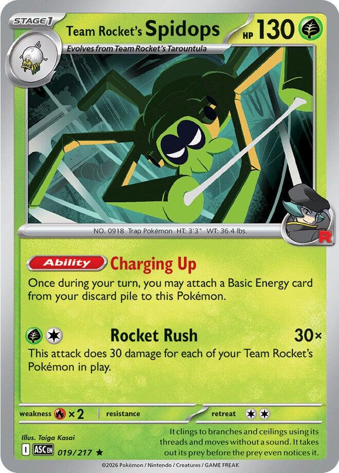 Team Rocket's Spidops (019/217) [Mega Evolution: Ascended Heroes] | Gamers Paradise