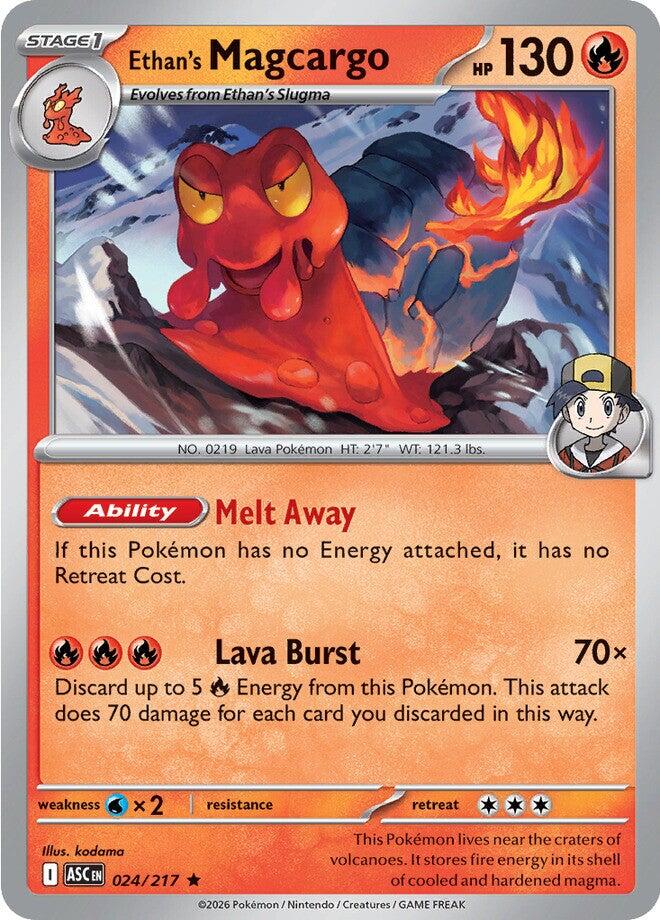 Ethan's Magcargo (024/217) [Mega Evolution: Ascended Heroes] | Gamers Paradise