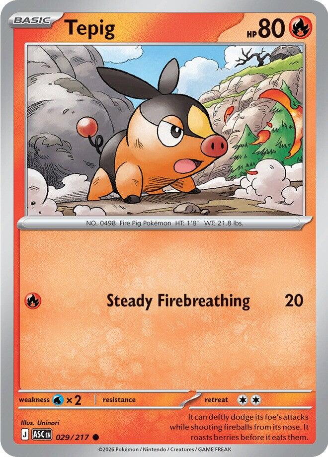 Tepig (029/217) [Mega Evolution: Ascended Heroes] | Gamers Paradise