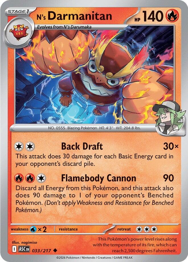 N's Darmanitan (033/217) [Mega Evolution: Ascended Heroes] | Gamers Paradise