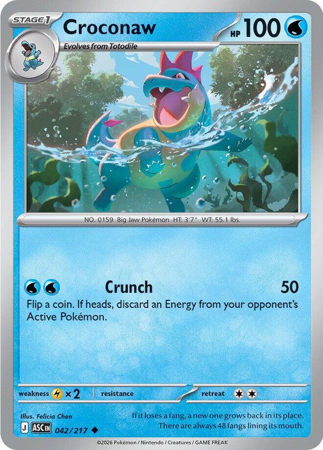 Croconaw (042/217) [Mega Evolution: Ascended Heroes] | Gamers Paradise