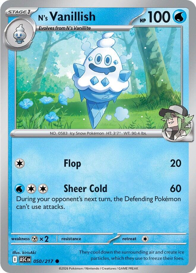 N's Vanillish (050/217) [Mega Evolution: Ascended Heroes] | Gamers Paradise