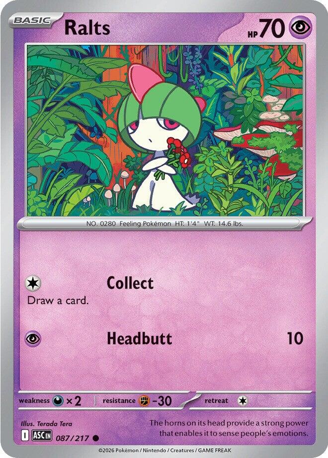Ralts (087/217) [Mega Evolution: Ascended Heroes] | Gamers Paradise