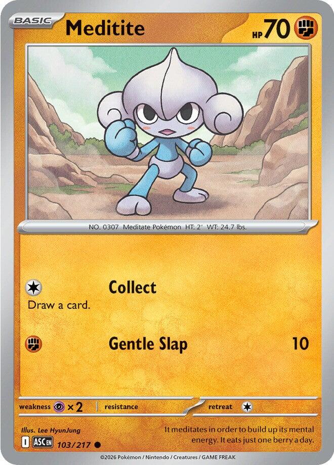 Meditite (103/217) [Mega Evolution: Ascended Heroes] | Gamers Paradise