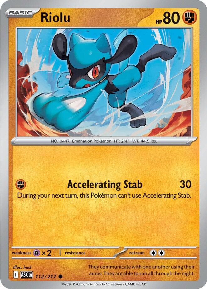 Riolu (112/217) [Mega Evolution: Ascended Heroes] | Gamers Paradise