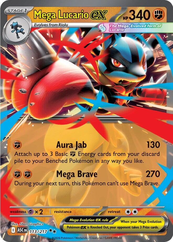 Mega Lucario ex (113/217) [Mega Evolution: Ascended Heroes] | Gamers Paradise