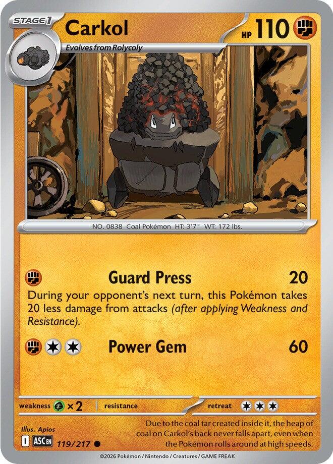 Carkol (119/217) [Mega Evolution: Ascended Heroes] | Gamers Paradise