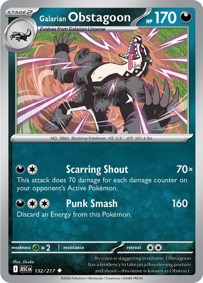 Galarian Obstagoon (132/217) [Mega Evolution: Ascended Heroes] | Gamers Paradise
