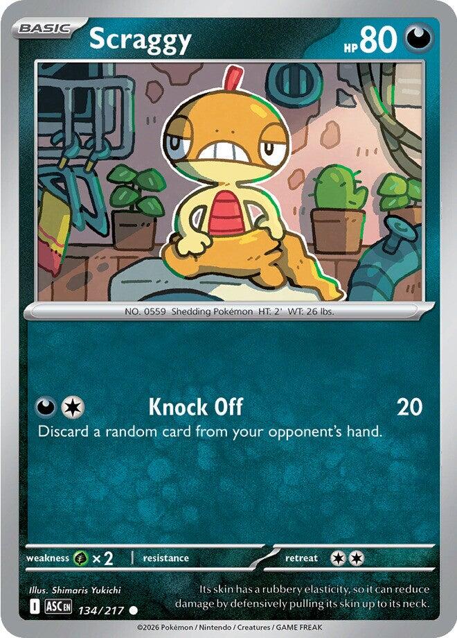 Scraggy (134/217) [Mega Evolution: Ascended Heroes] | Gamers Paradise