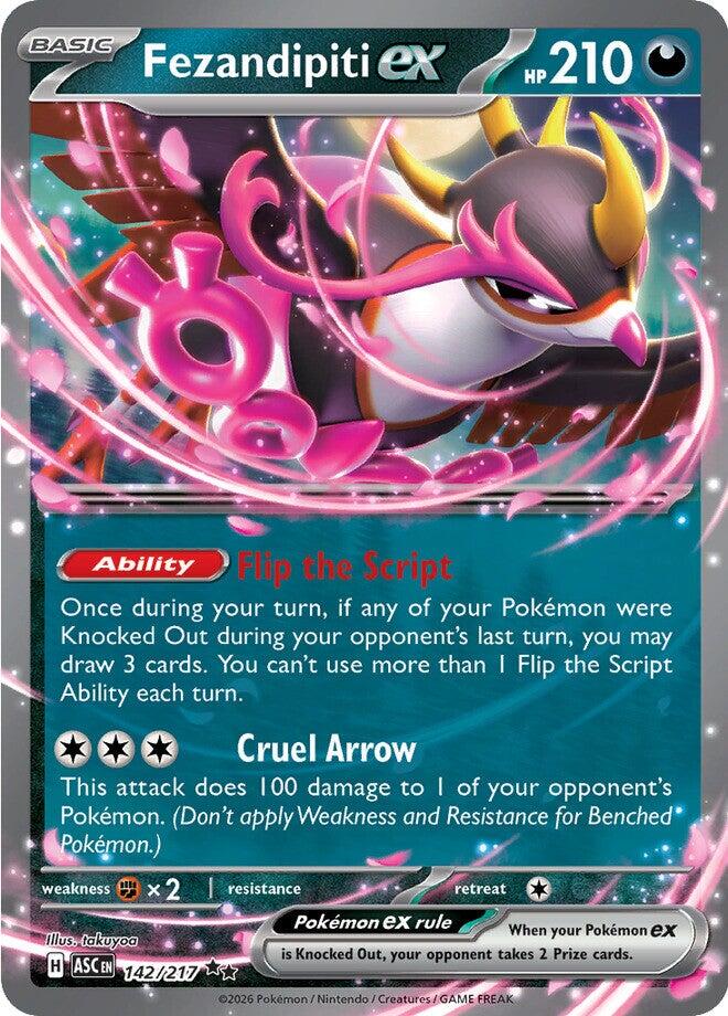 Fezandipiti ex (142/217) [Mega Evolution: Ascended Heroes] | Gamers Paradise