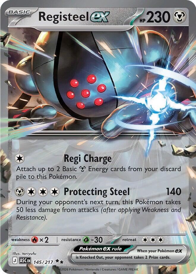 Registeel ex (145/217) [Mega Evolution: Ascended Heroes] | Gamers Paradise
