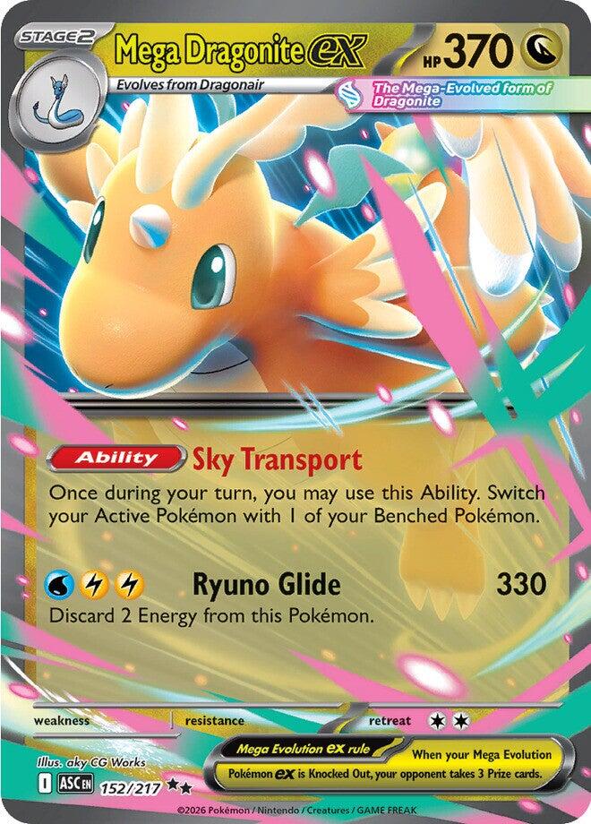 Mega Dragonite ex (152/217) [Mega Evolution: Ascended Heroes] | Gamers Paradise