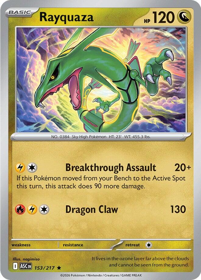 Rayquaza (153/217) [Mega Evolution: Ascended Heroes] | Gamers Paradise