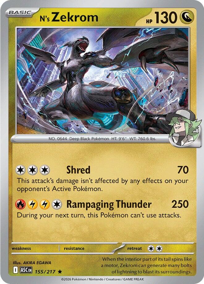 N's Zekrom (155/217) [Mega Evolution: Ascended Heroes] | Gamers Paradise