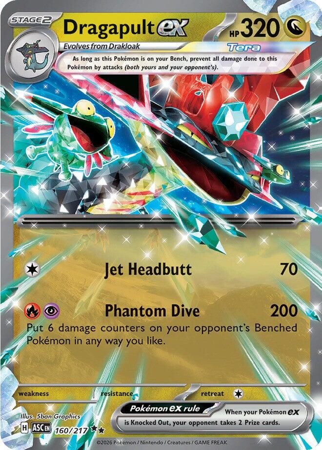 Dragapult ex (160/217) [Mega Evolution: Ascended Heroes] | Gamers Paradise