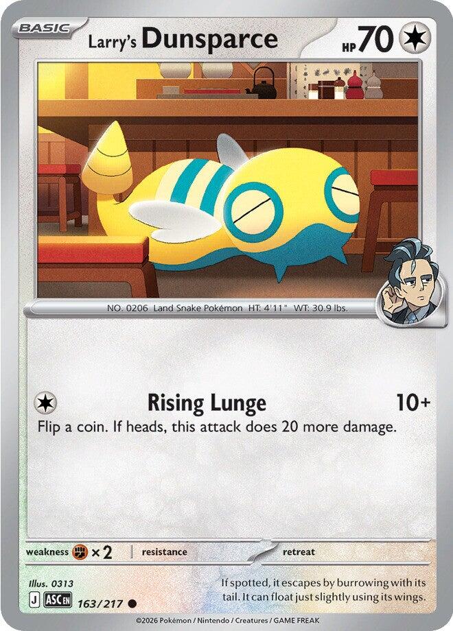 Larry's Dunsparce (163/217) [Mega Evolution: Ascended Heroes] | Gamers Paradise