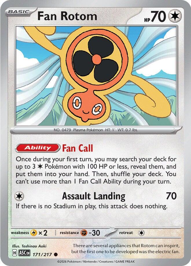Fan Rotom (171/217) [Mega Evolution: Ascended Heroes] | Gamers Paradise