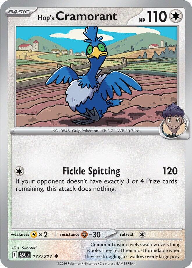 Hop's Cramorant (177/217) [Mega Evolution: Ascended Heroes] | Gamers Paradise
