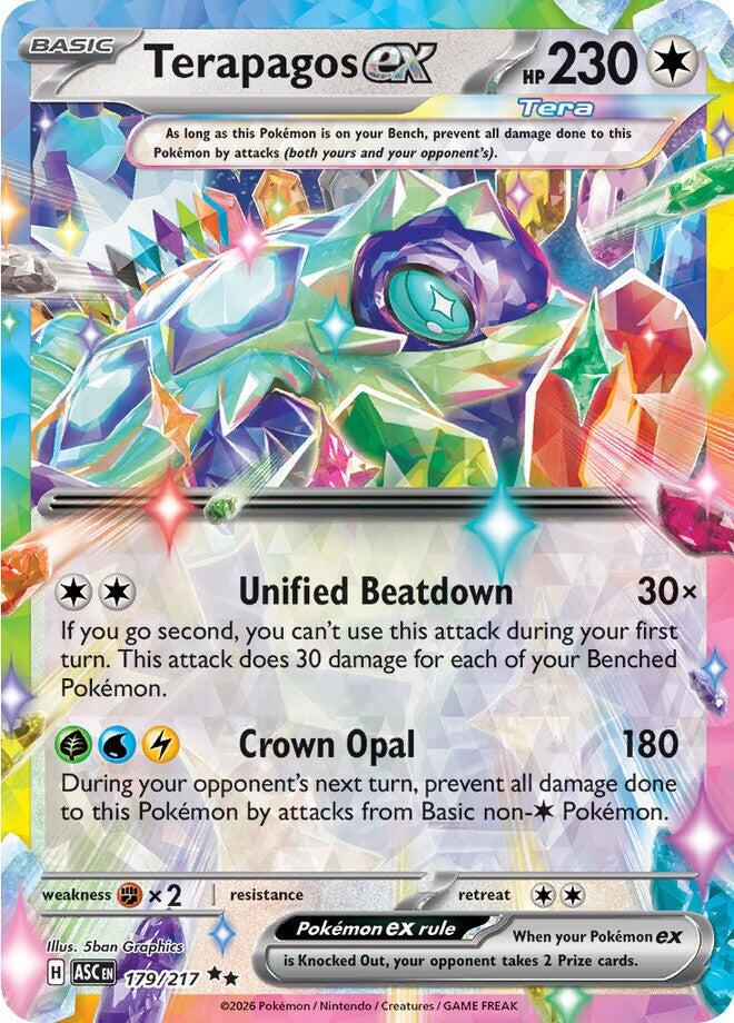 Terapagos ex (179/217) [Mega Evolution: Ascended Heroes] | Gamers Paradise