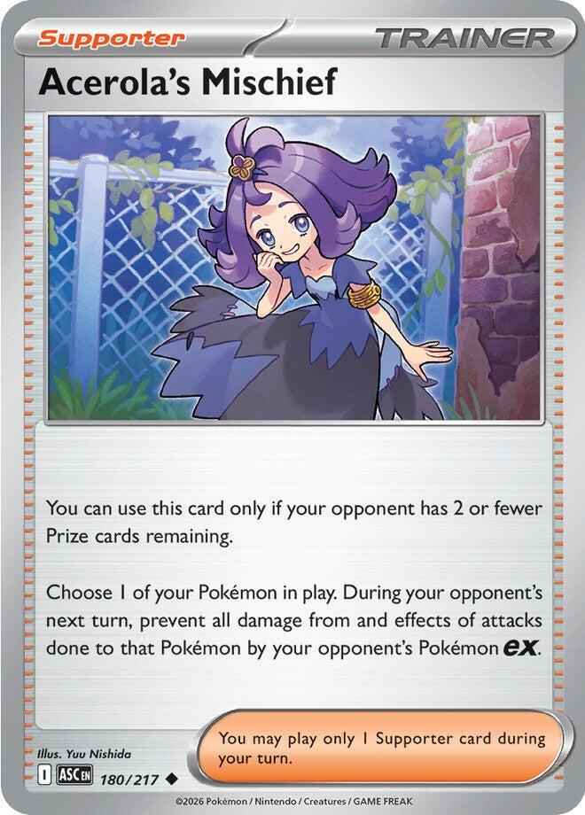 Acerola's Mischief (180/217) [Mega Evolution: Ascended Heroes] | Gamers Paradise