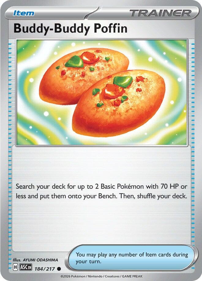 Buddy-Buddy Poffin (184/217) [Mega Evolution: Ascended Heroes] | Gamers Paradise