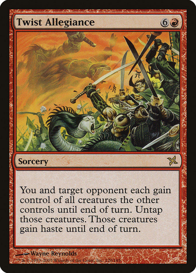 Twist Allegiance [Betrayers of Kamigawa] | Gamers Paradise