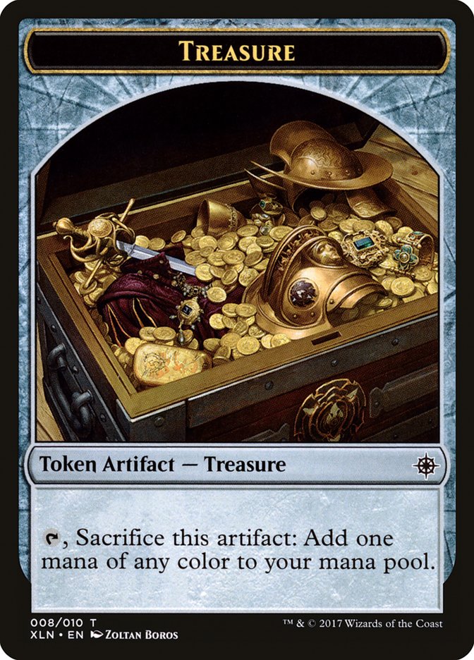 Vampire // Treasure Double-Sided Token [Ixalan Tokens] | Gamers Paradise