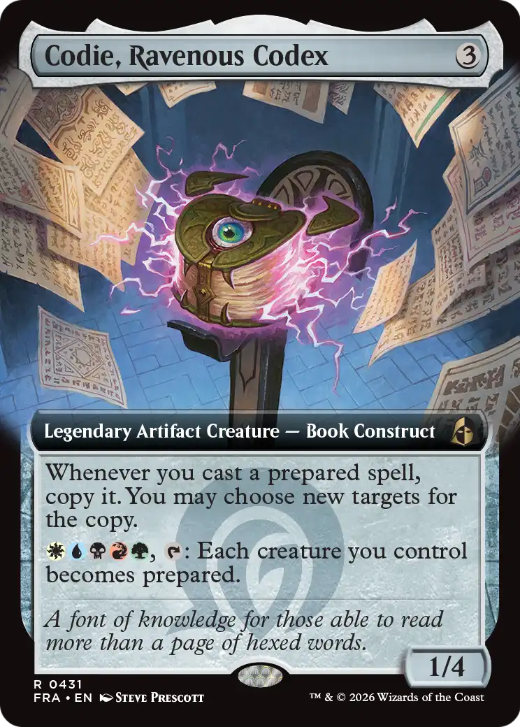 Codie, Ravenous Codex (Extended Art) [Reality Fracture] | Gamers Paradise