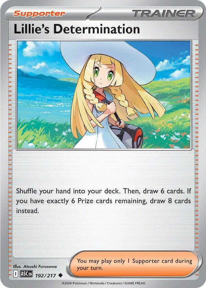 Lillie's Determination (192/217) [Mega Evolution: Ascended Heroes] | Gamers Paradise