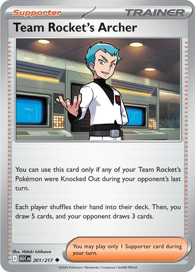 Team Rocket's Archer (201/217) [Mega Evolution: Ascended Heroes] | Gamers Paradise