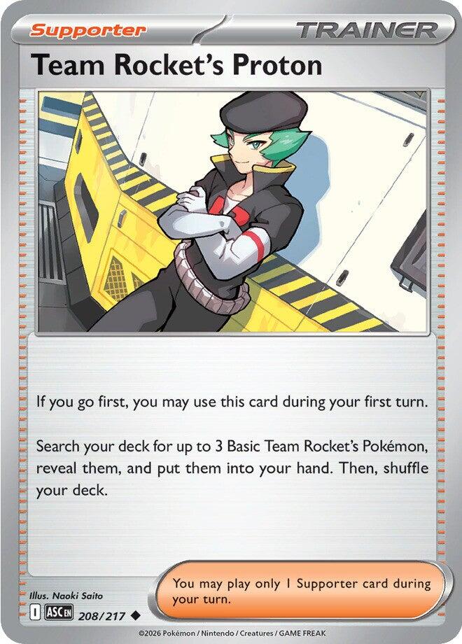 Team Rocket's Proton (208/217) [Mega Evolution: Ascended Heroes] | Gamers Paradise