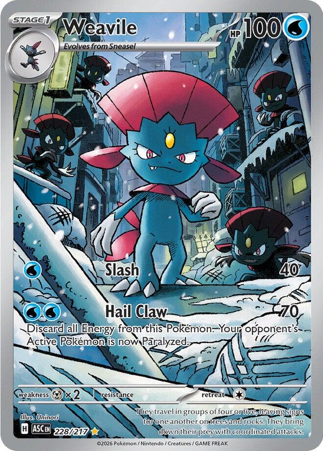 Weavile (228/217) [Mega Evolution: Ascended Heroes] | Gamers Paradise