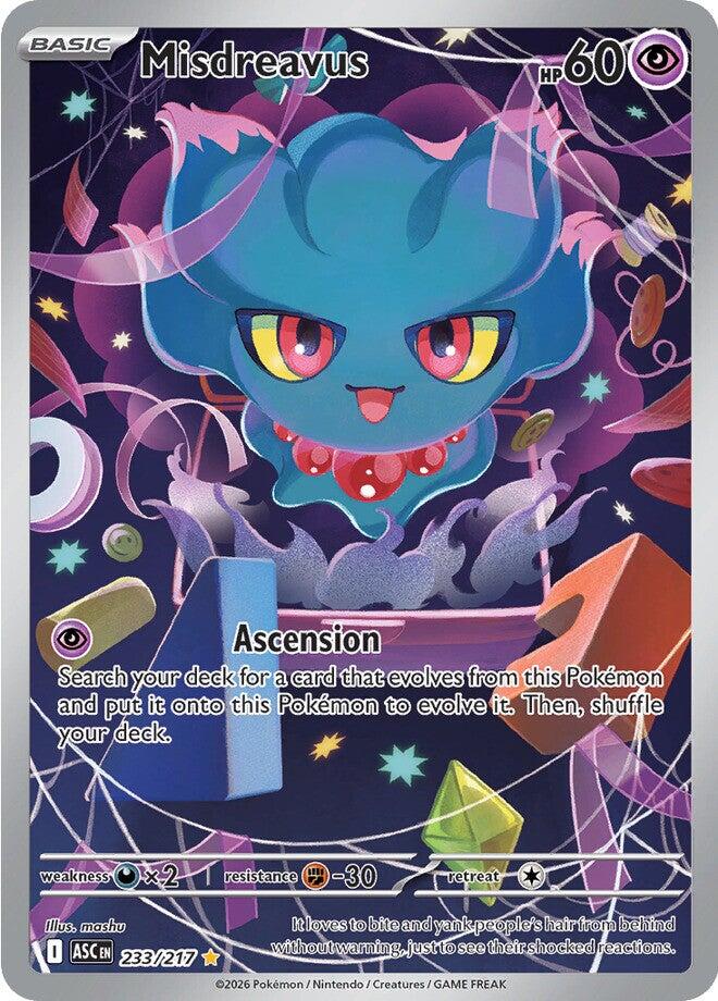 Misdreavus (233/217) [Mega Evolution: Ascended Heroes] | Gamers Paradise