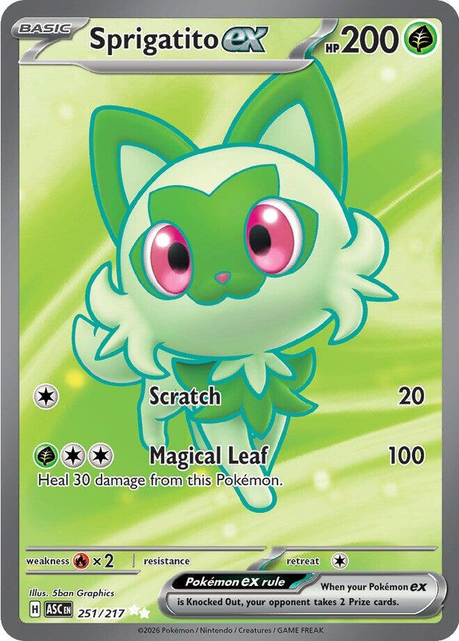 Sprigatito ex (251/217) [Mega Evolution: Ascended Heroes] | Gamers Paradise