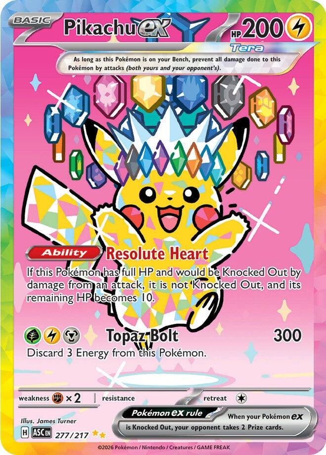 Pikachu ex (277/217) [Mega Evolution: Ascended Heroes] | Gamers Paradise