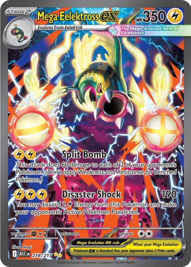 Mega Eelektross ex (278/217) [Mega Evolution: Ascended Heroes] | Gamers Paradise