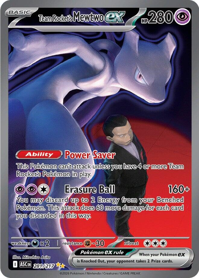 Team Rocket's Mewtwo ex (281/217) [Mega Evolution: Ascended Heroes] | Gamers Paradise