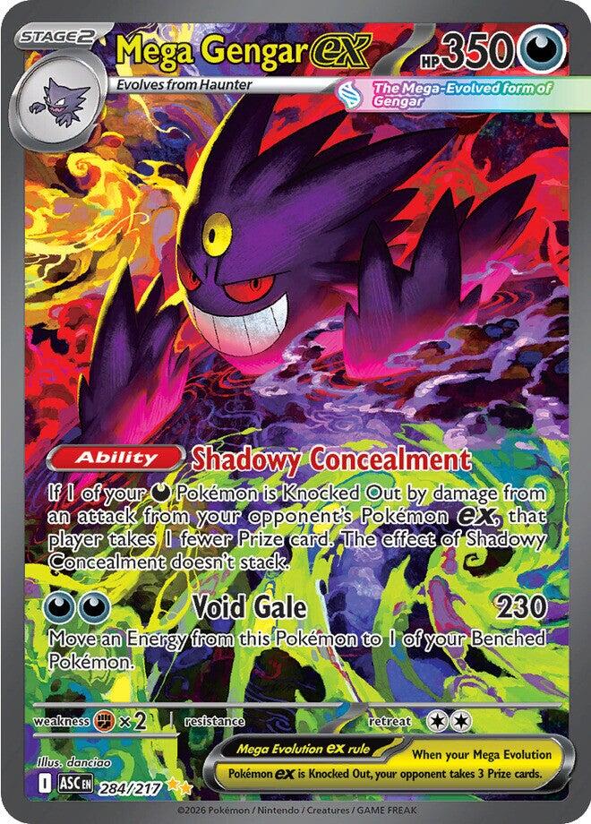Mega Gengar ex (284/217) [Mega Evolution: Ascended Heroes] | Gamers Paradise