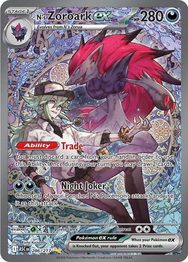 N's Zoroark ex (286/217) [Mega Evolution: Ascended Heroes] | Gamers Paradise