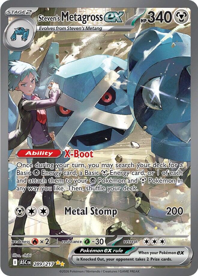 Steven's Metagross ex (289/217) [Mega Evolution: Ascended Heroes] | Gamers Paradise