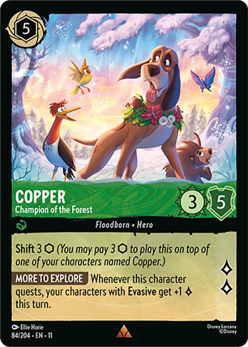 Copper - Champion of the Forest (84/204) [Winterspell] | Gamers Paradise