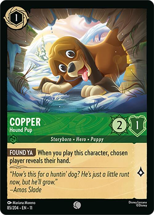 Copper - Hound Pup (85/204) [Winterspell] | Gamers Paradise