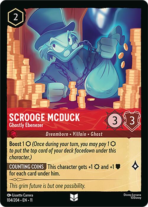 Scrooge McDuck - Ghostly Ebenezer (104/204) [Winterspell] | Gamers Paradise