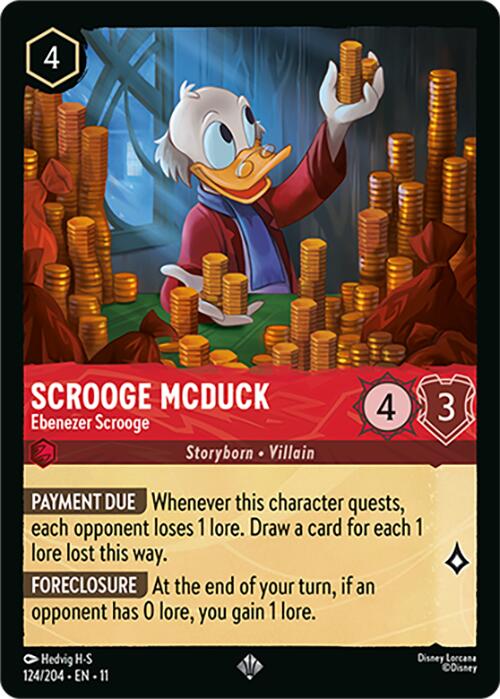 Scrooge McDuck - Ebenezer Scrooge (124/204) [Winterspell] | Gamers Paradise