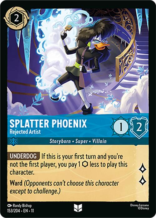 Splatter Phoenix - Rejected Artist (153/204) [Winterspell] | Gamers Paradise
