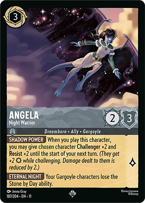Angela - Night Warrior (187/204) [Winterspell] | Gamers Paradise