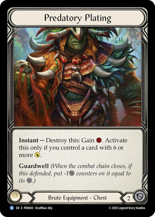 Predatory Plating [PEN003] (Compendium of Rathe) | Gamers Paradise