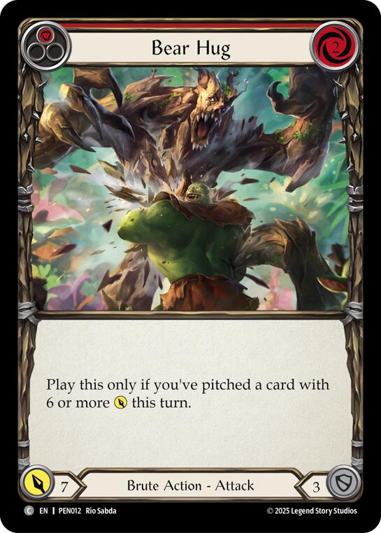 Bear Hug (Red) (Regular) [PEN012] (Compendium of Rathe) | Gamers Paradise